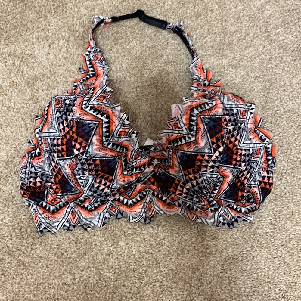 Orange Aztec Bralette